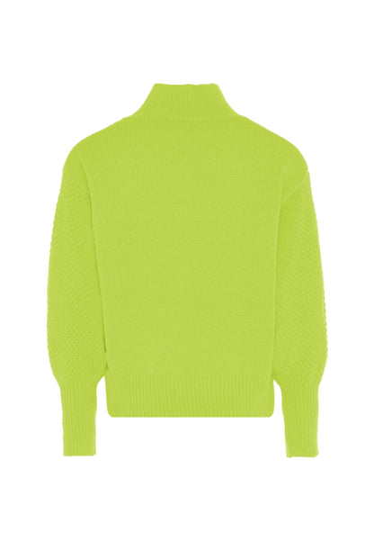 myMo women's sweater with floral embroidery