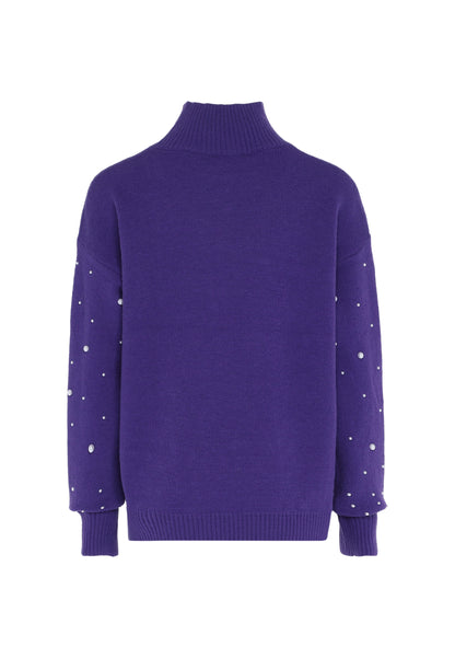 faina women's sweater with pearl