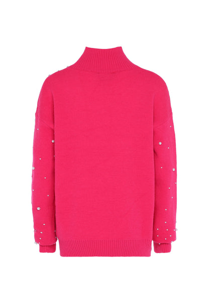 faina women's sweater with pearl