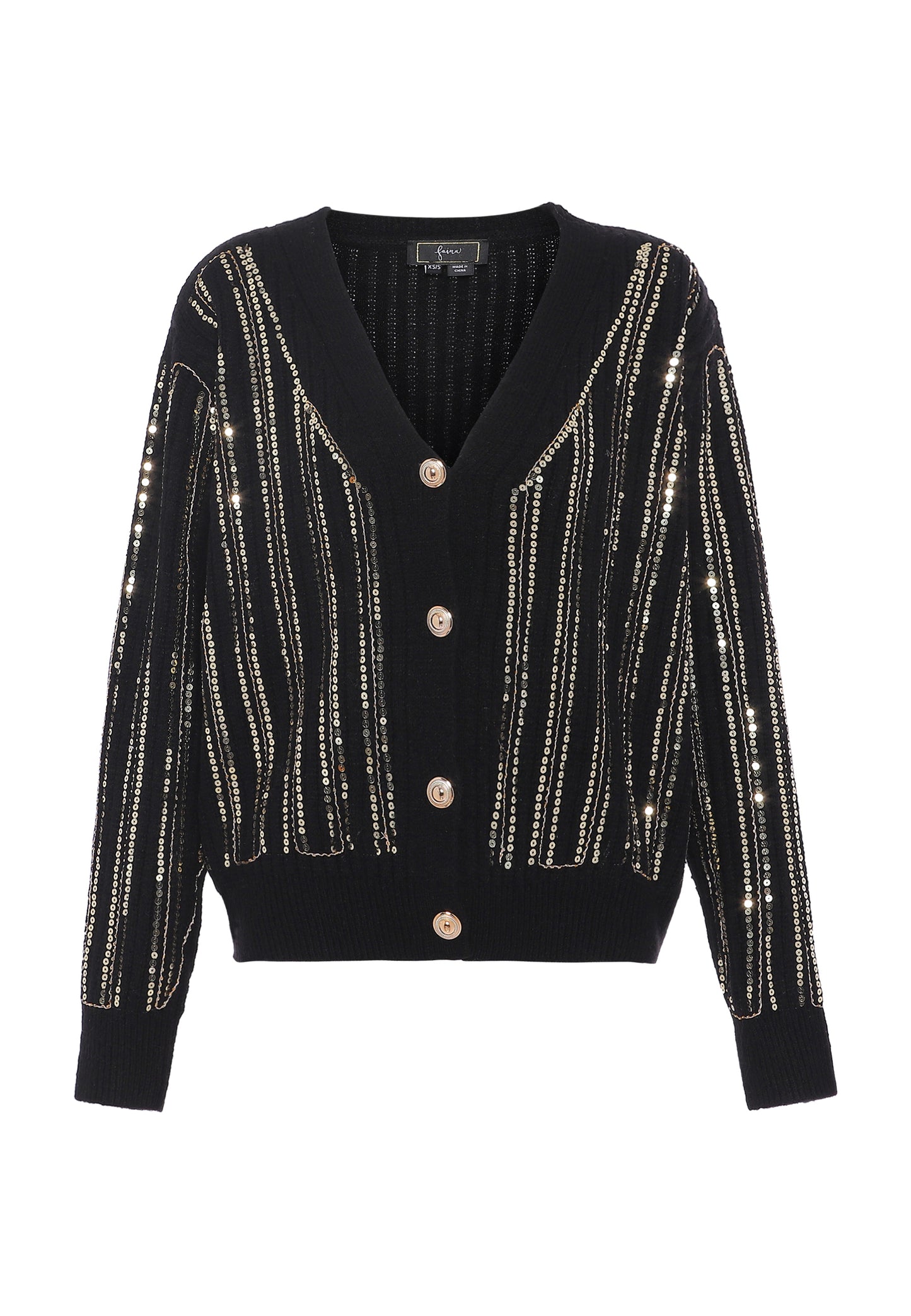 faina women's cardigan with sequin