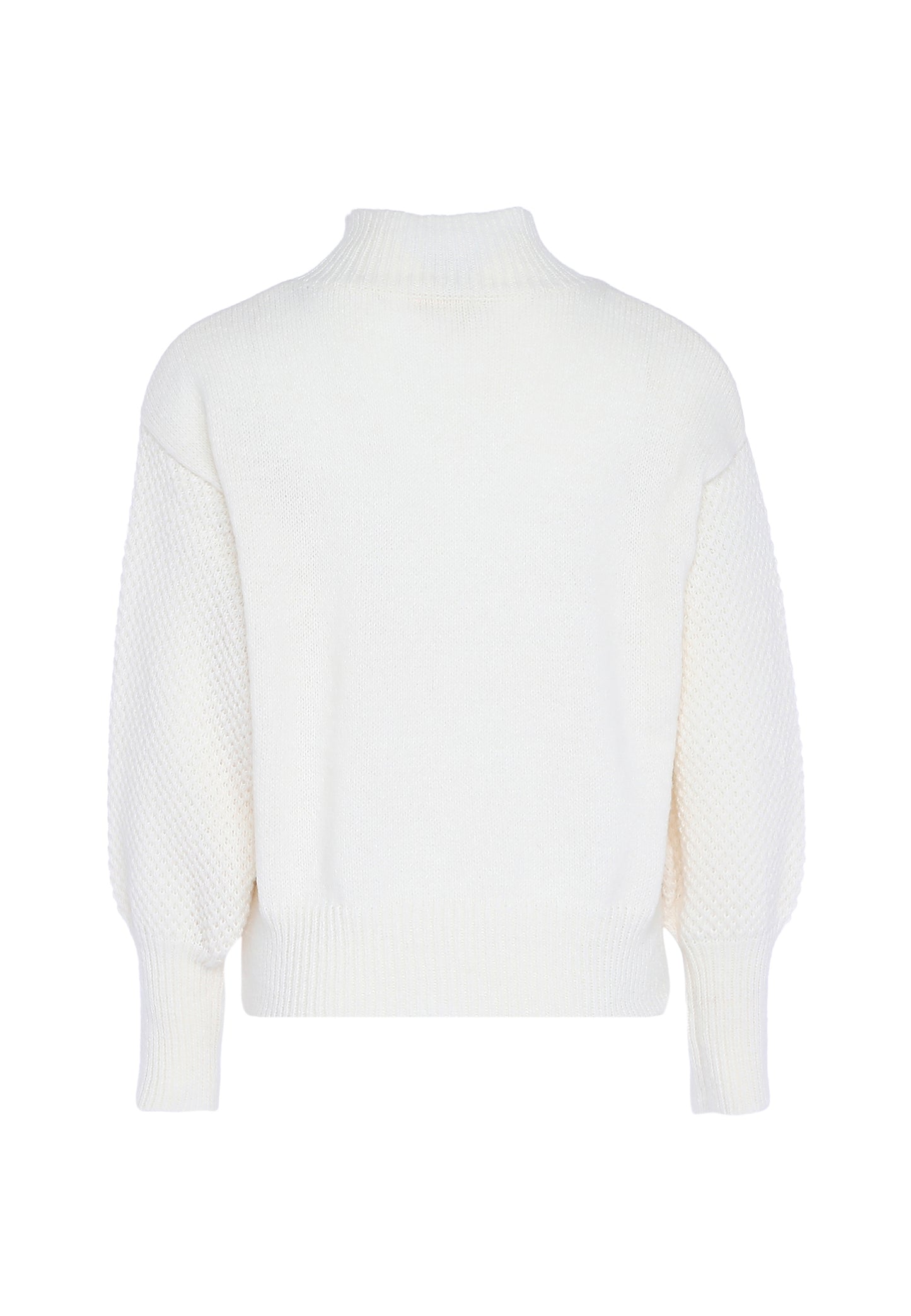 myMo women's sweater with floral embroidery