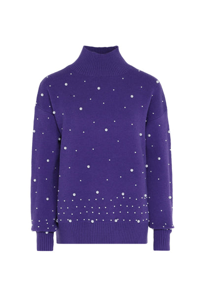 faina women's sweater with pearl