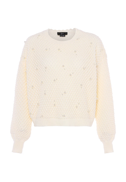 faina women's sweater with pearl