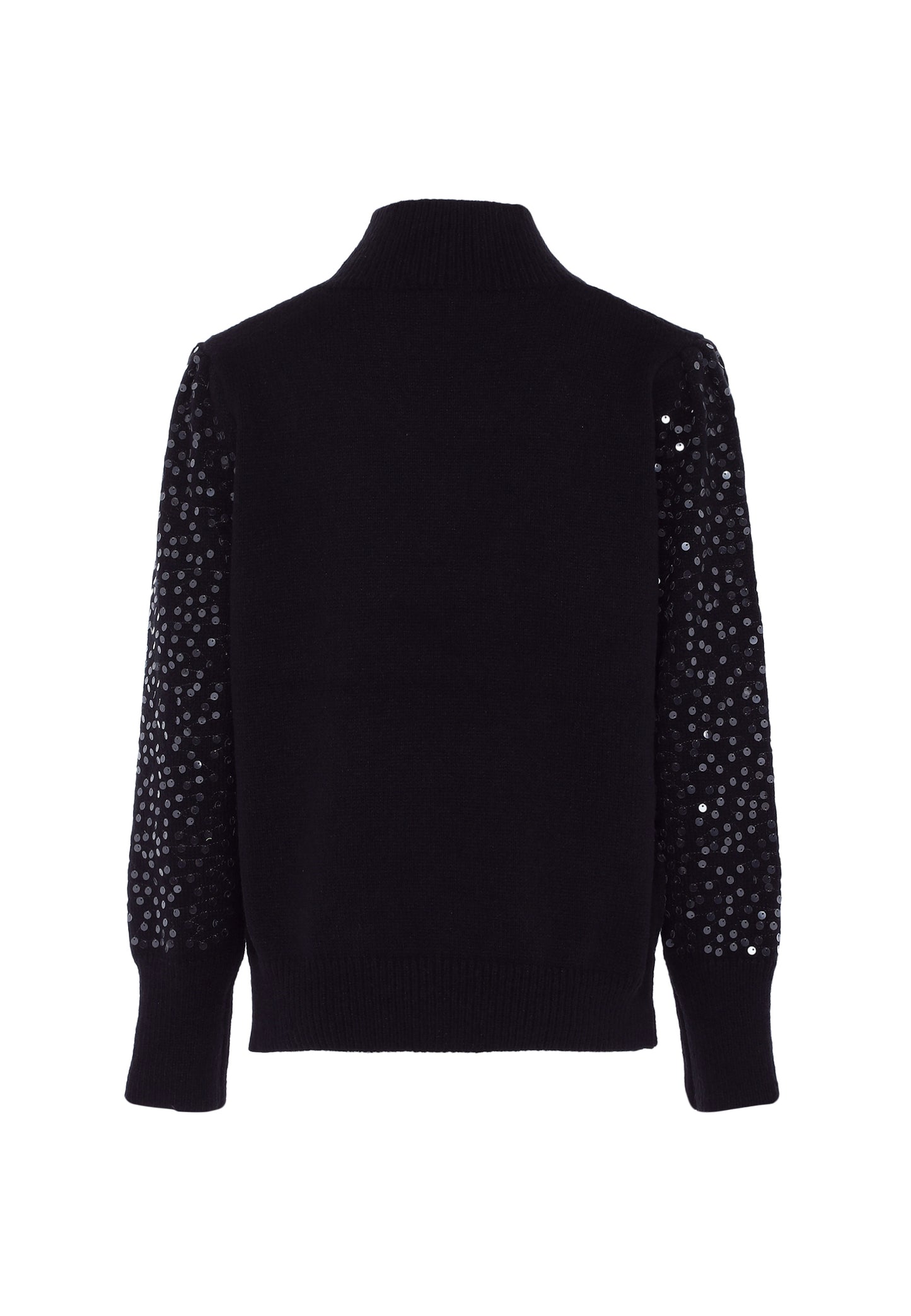 faina damski sweter dzianinowy z cekinami
