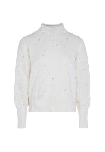 faina women's sweater with pearl