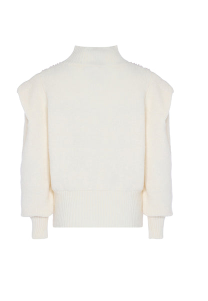 faina women's sweater with pearl