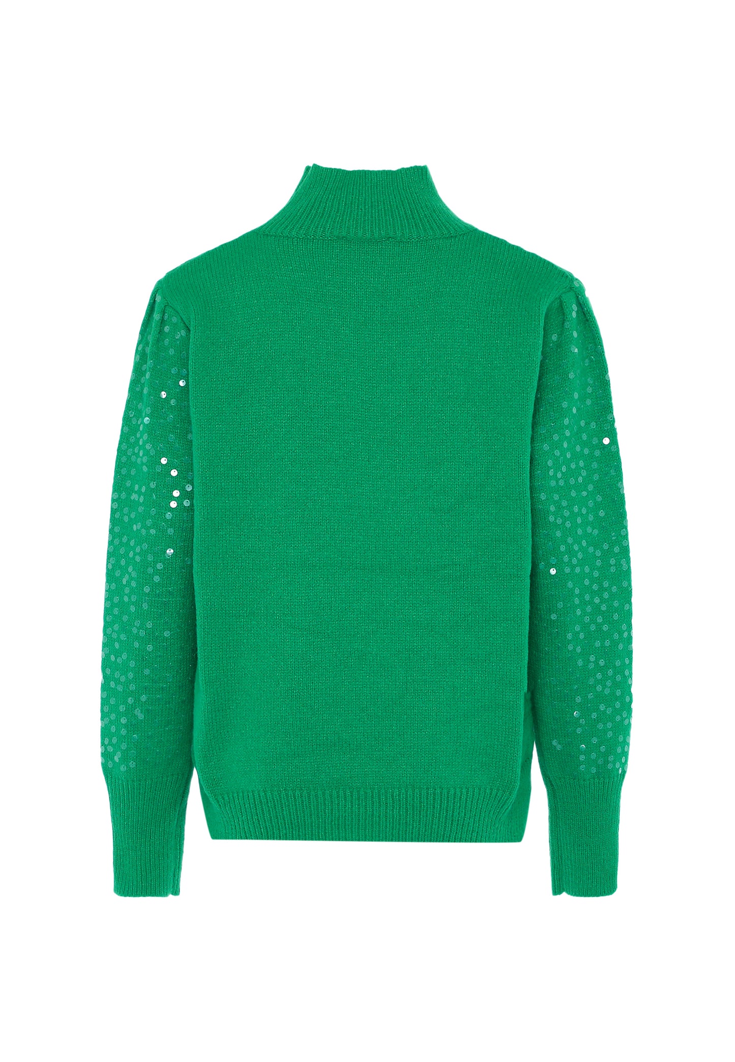 faina damski sweter dzianinowy z cekinami