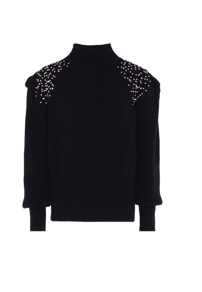 faina women's sweater with pearl