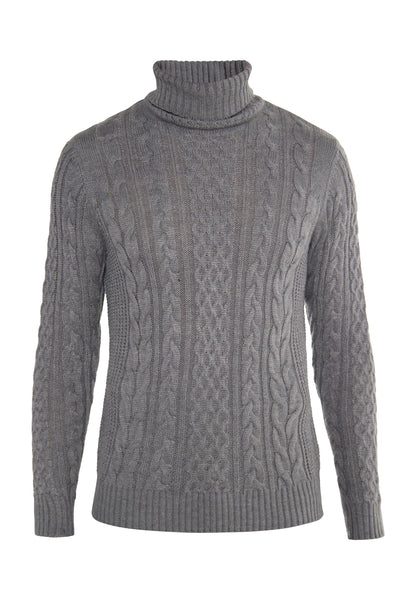 Mo men's cable knit sweater