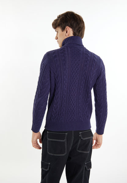 Mo men's cable knit sweater