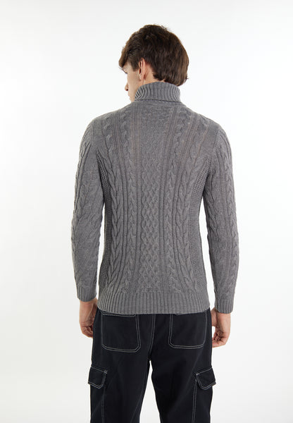 Mo men's cable knit sweater