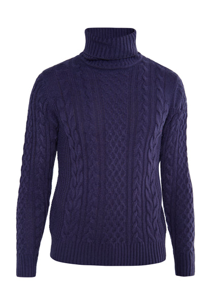 Mo men's cable knit sweater