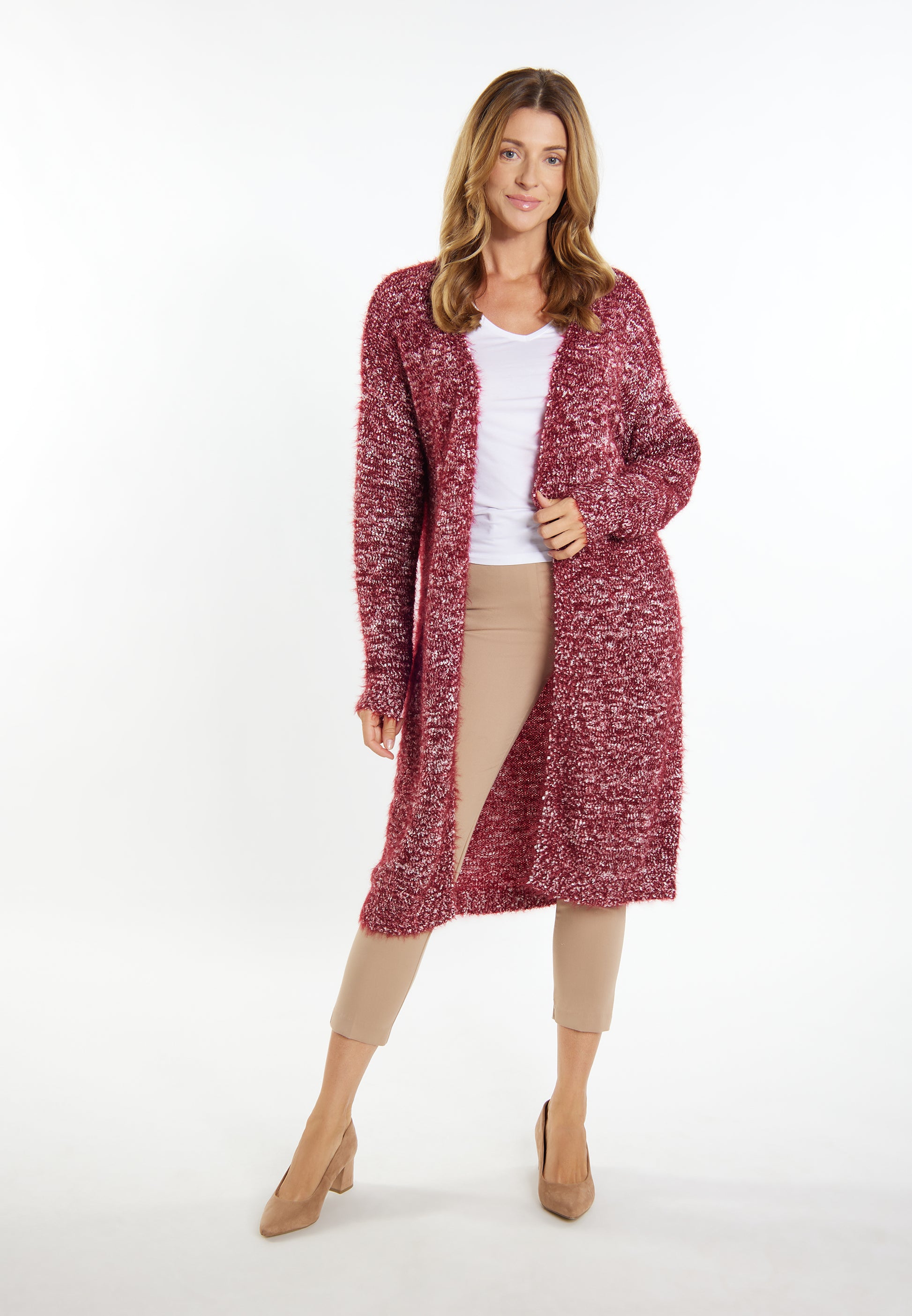 usha women's knit coat