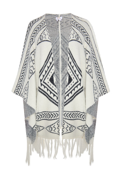 usha FESTIVAL Women's Knit Poncho