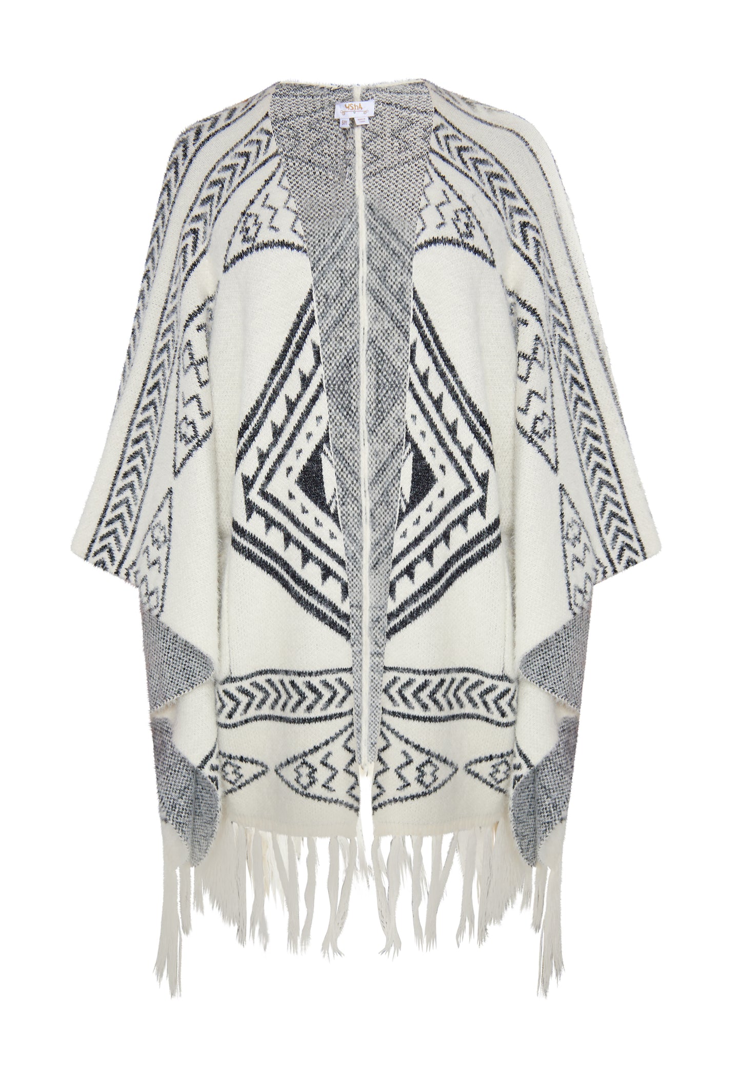 usha FESTIVAL women's knit poncho