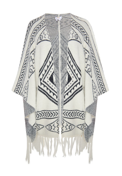 usha FESTIVAL women's knit poncho