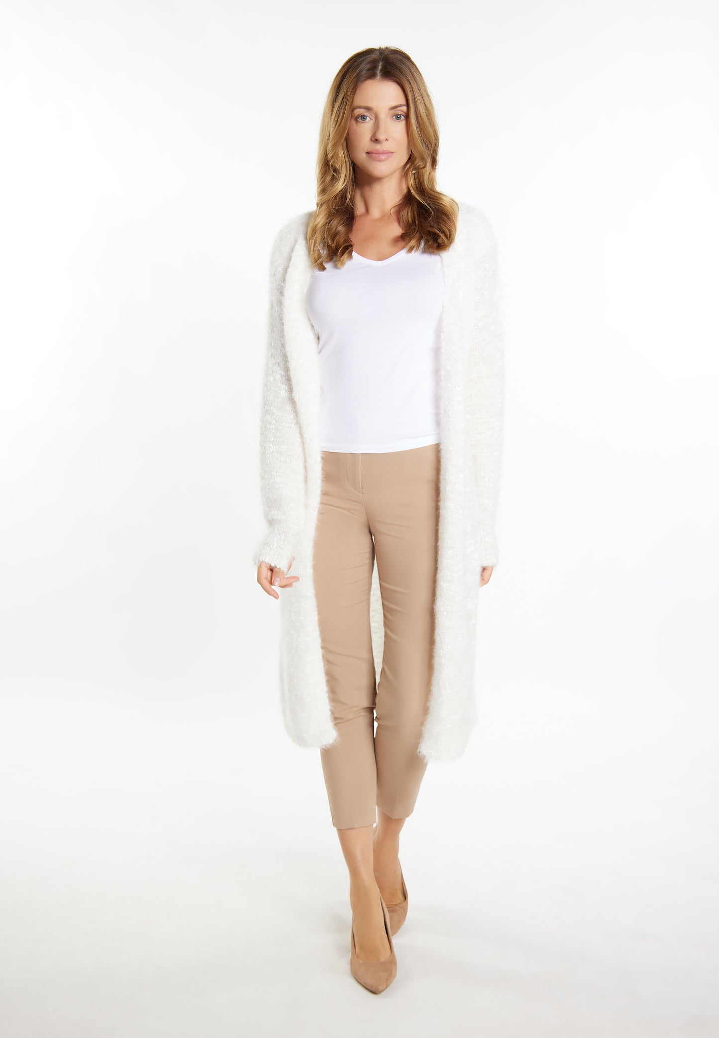 usha women's knit coat