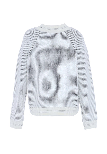 faina damski sweter dzianinowy z cekinami