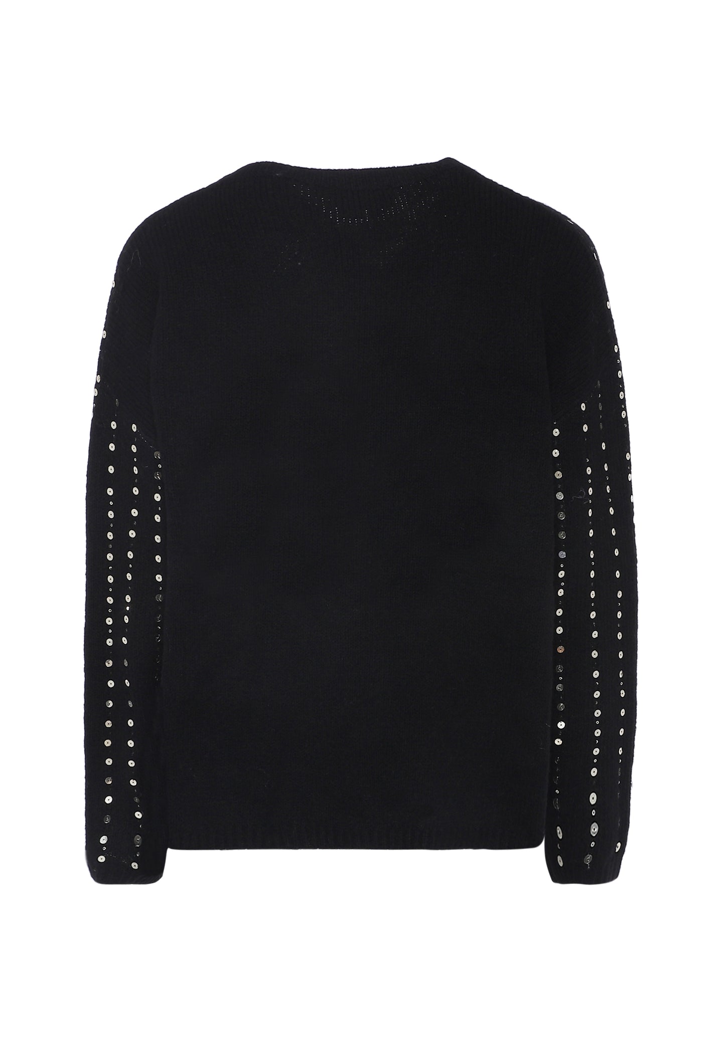 faina damski sweter dzianinowy z cekinami