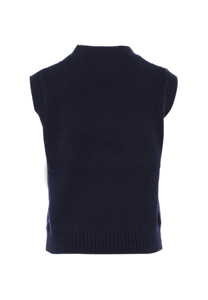 DreiMaster Maritim women's knit sweater vest