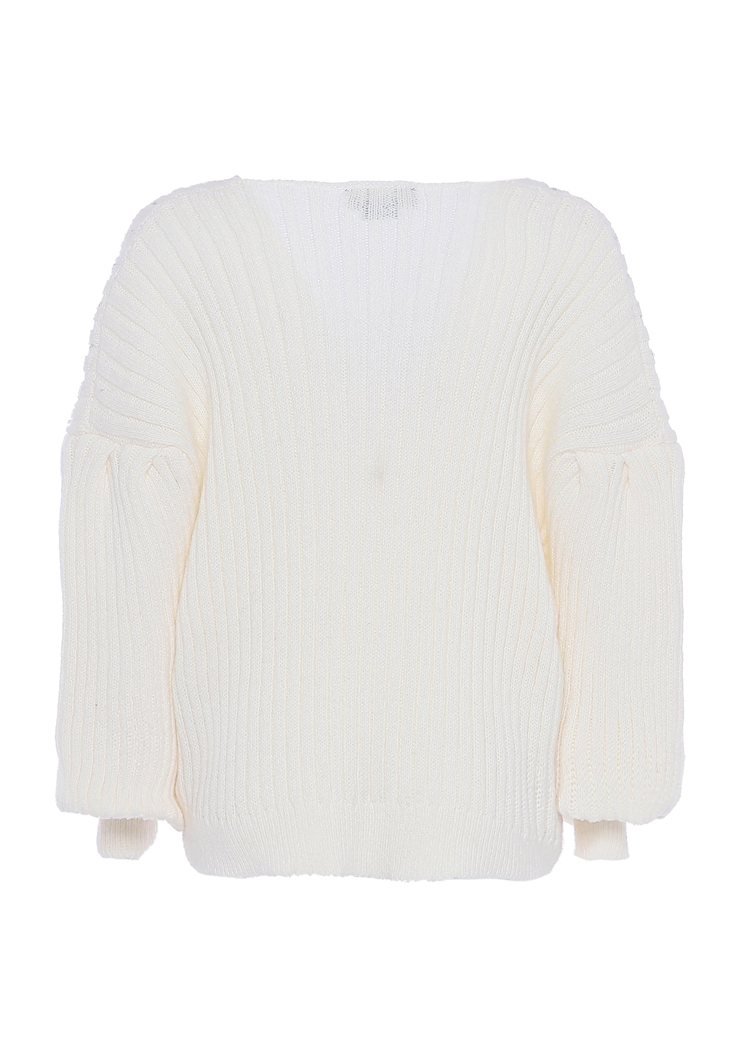 faina damski sweter dzianinowy z cekinami