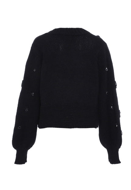 faina Women's Cardigan With Rhinestone