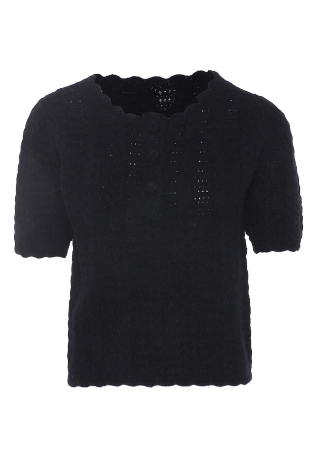 faina Women's Short Sleeve Sweater