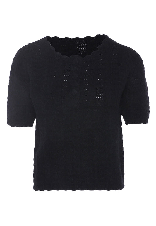 faina women's short sleeve sweater