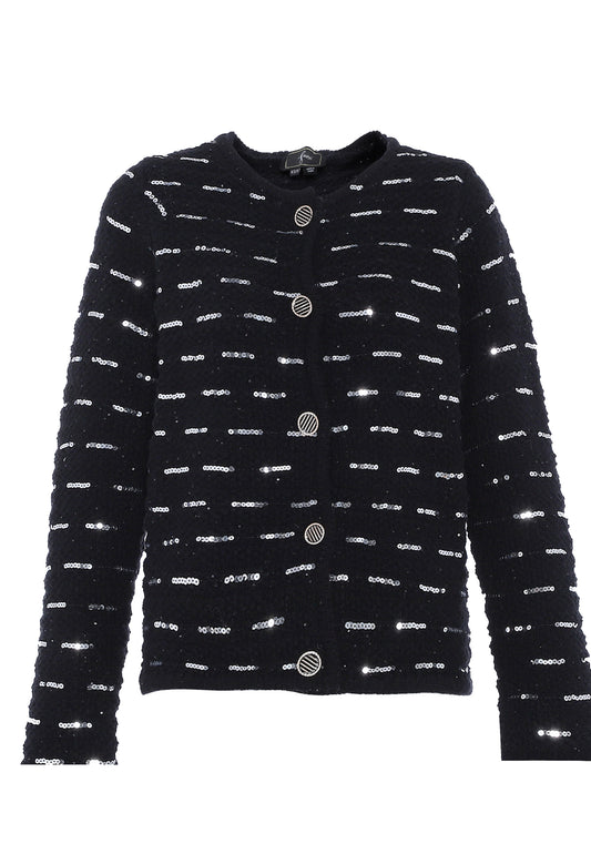 faina women's cardigan with sequins