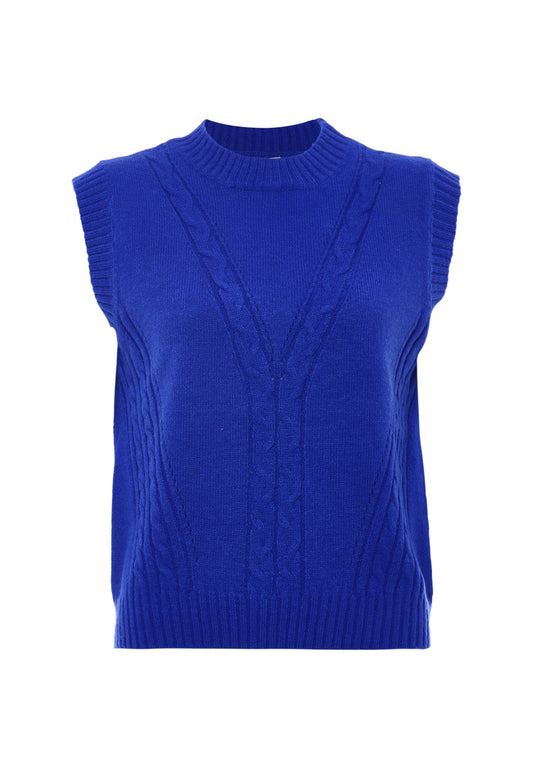 DreiMaster Maritim women's knit sweater vest