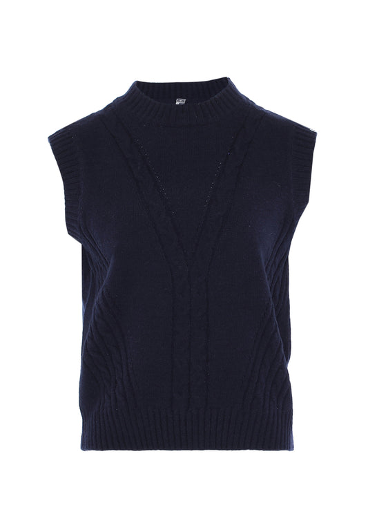 DreiMaster Maritim women's knit sweater vest