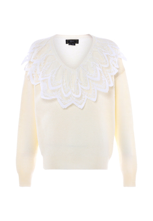 faina damski sweter dzianinowy