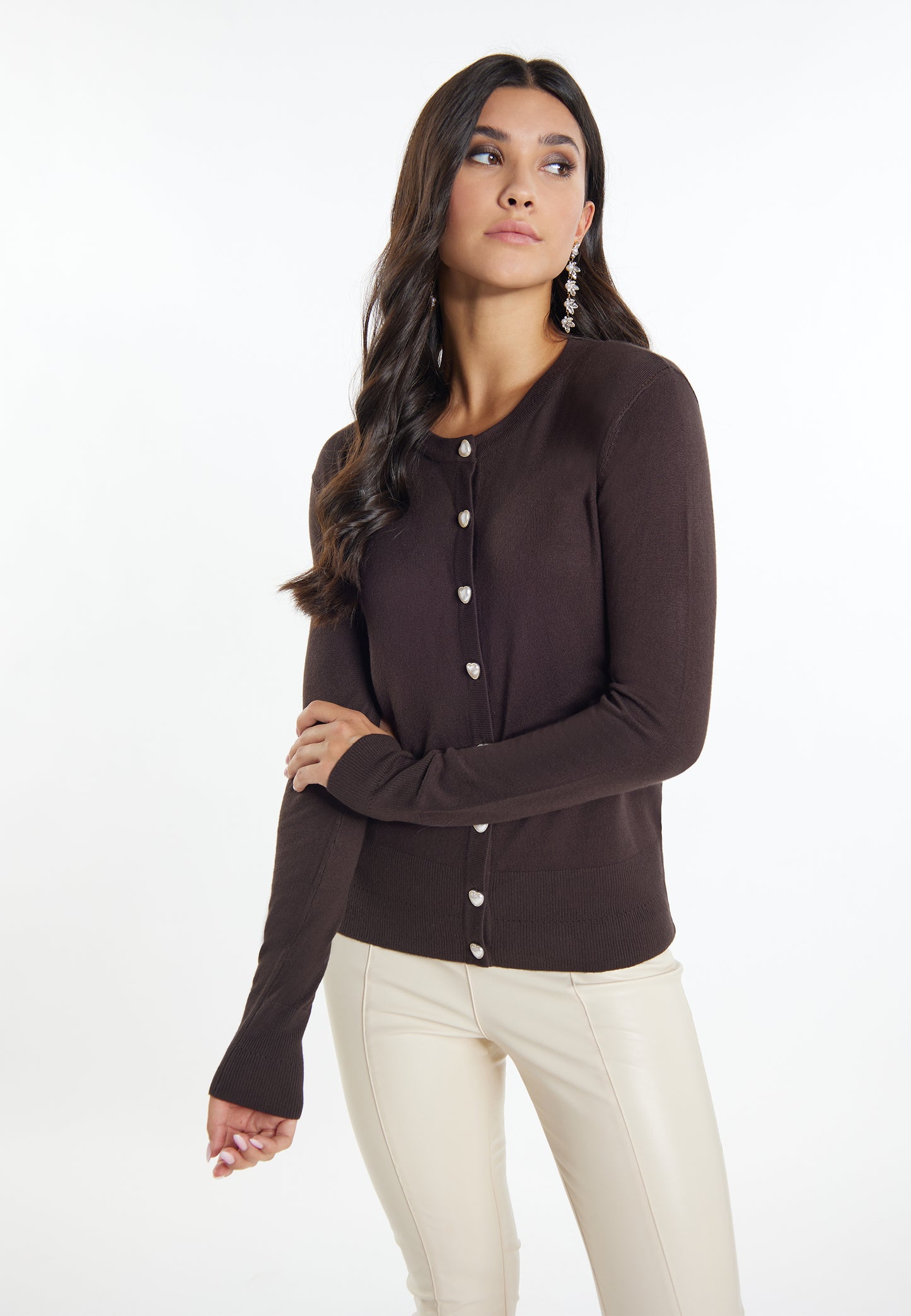 faina women's knit cardigan