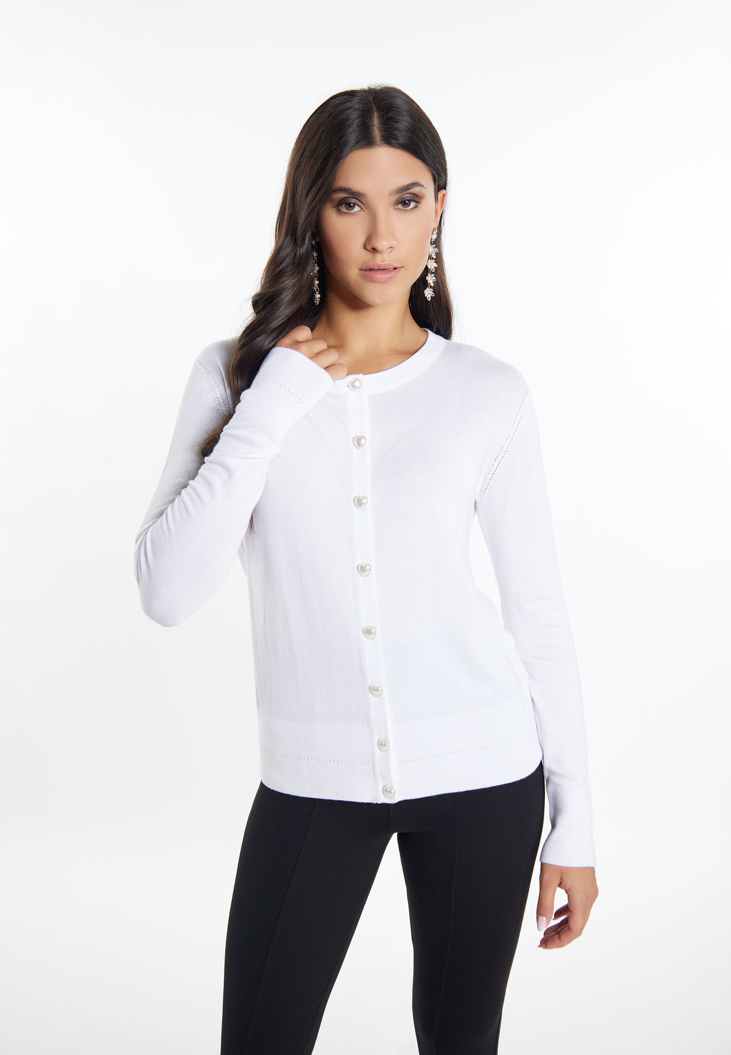 faina women's knit cardigan
