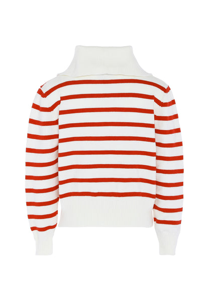 DreiMaster Maritim women's sweater with stripe