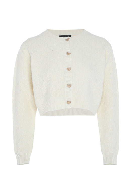myMo at night women's cardigan with fancy yarn