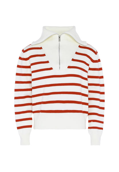 DreiMaster Maritim women's sweater with stripe