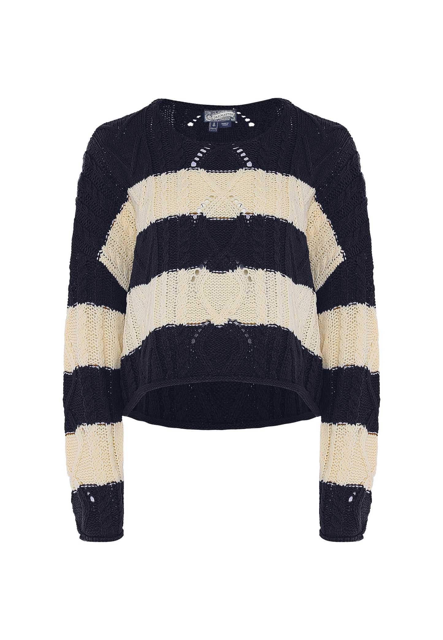 DreiMaster Vintage women's sweater with stripe