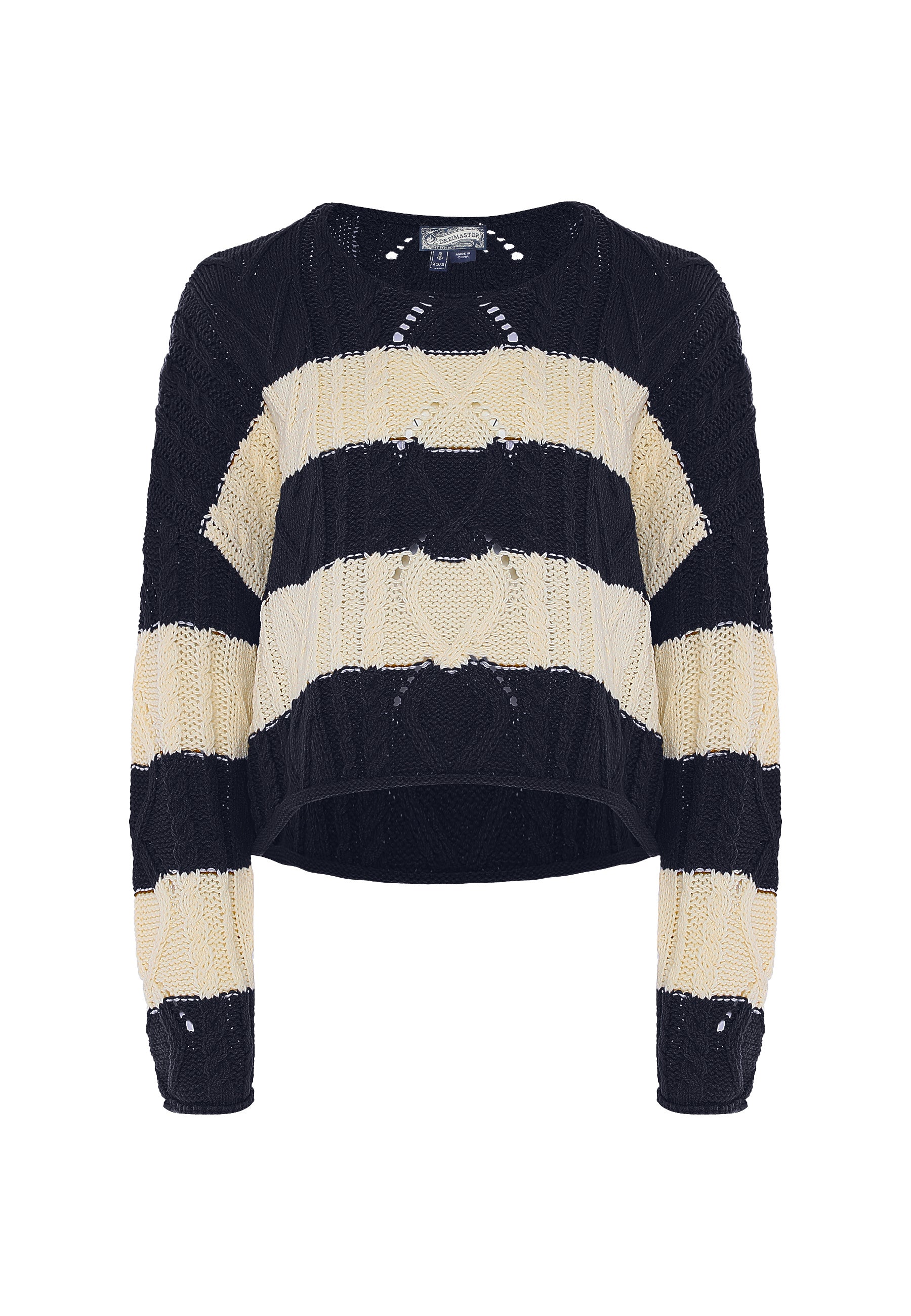 DreiMaster Vintage women's sweater with stripe