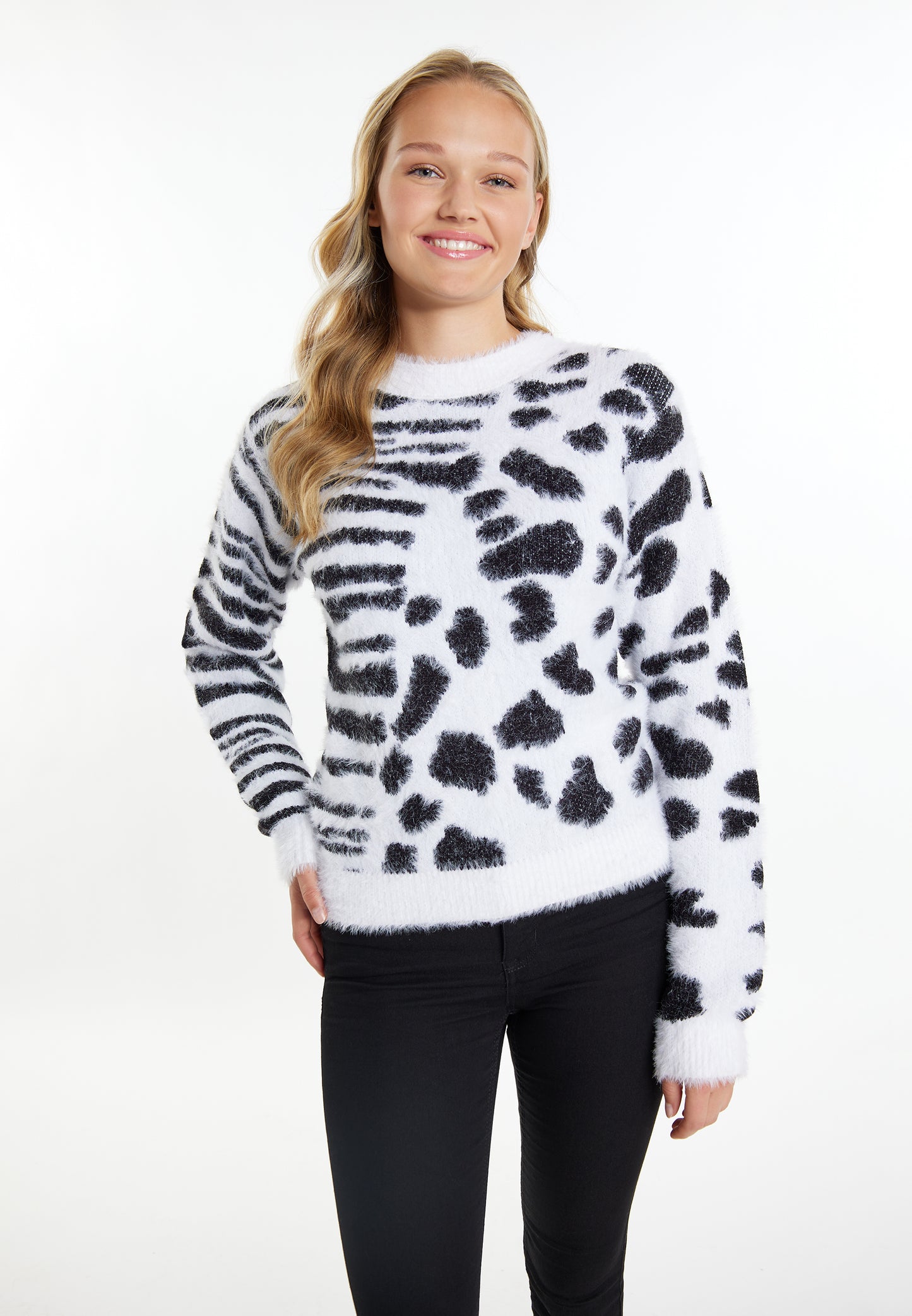 myMo damski sweter z dzianiny
