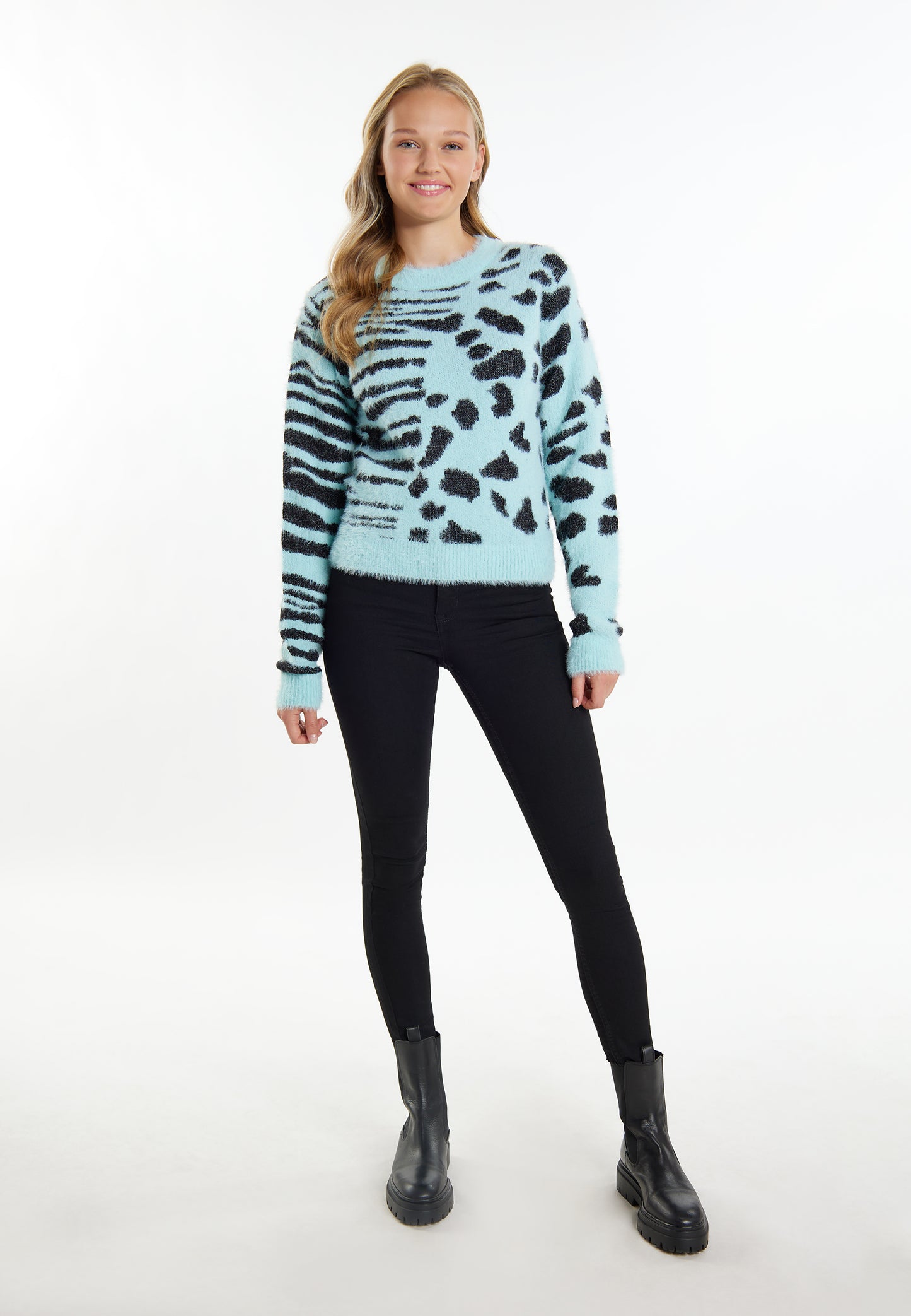 myMo damski sweter z dzianiny