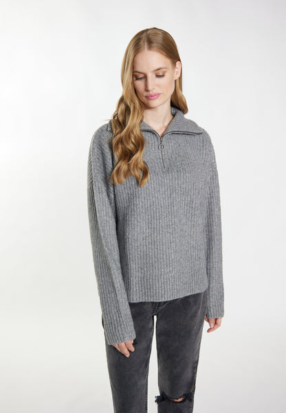 DreiMaster Vintage women's rib knit troyer