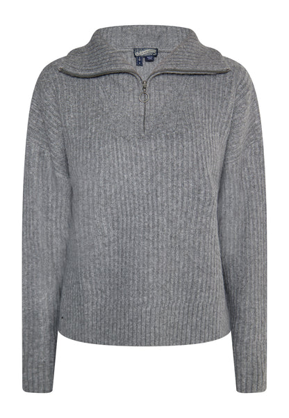 DreiMaster Vintage women's rib knit troyer