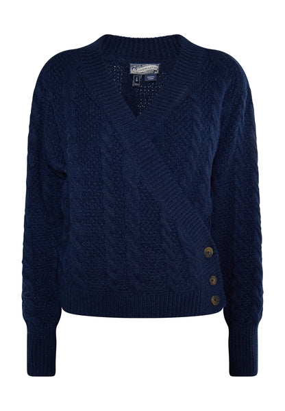 DreiMaster Vintage damski sweter dzianinowy