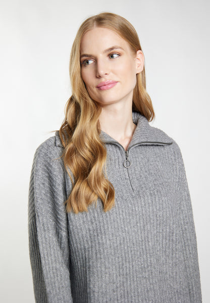 DreiMaster Vintage women's rib knit troyer