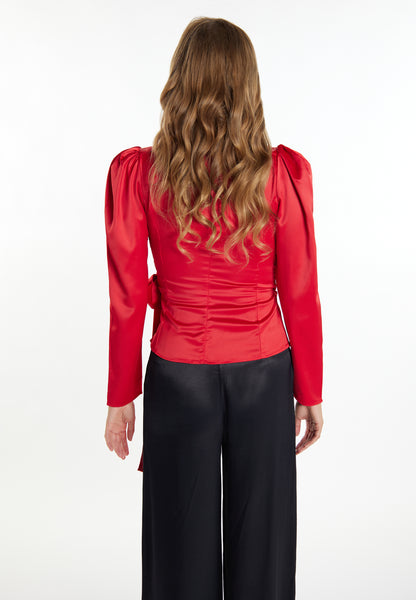 faina women's wrap blouse