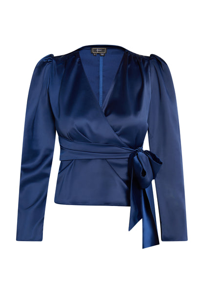 faina women's wrap blouse