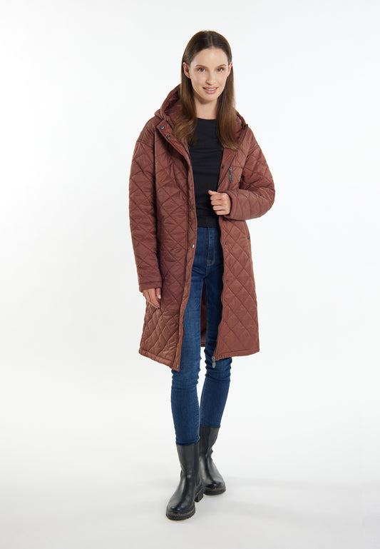 usha women's quilted coat
