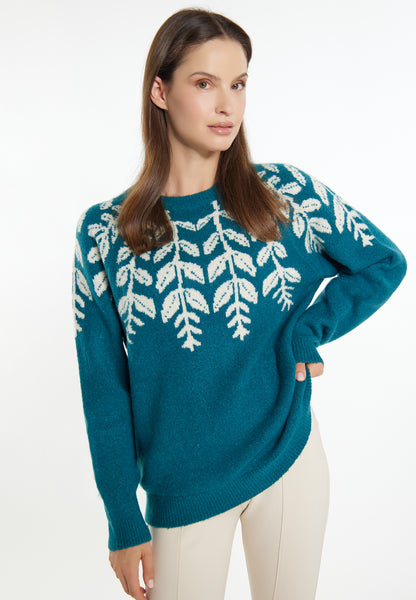 usha damski sweter z dzianiny