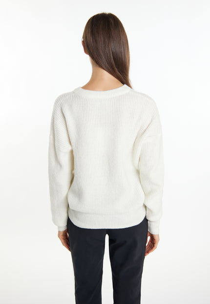 usha WHITE Sweter damski